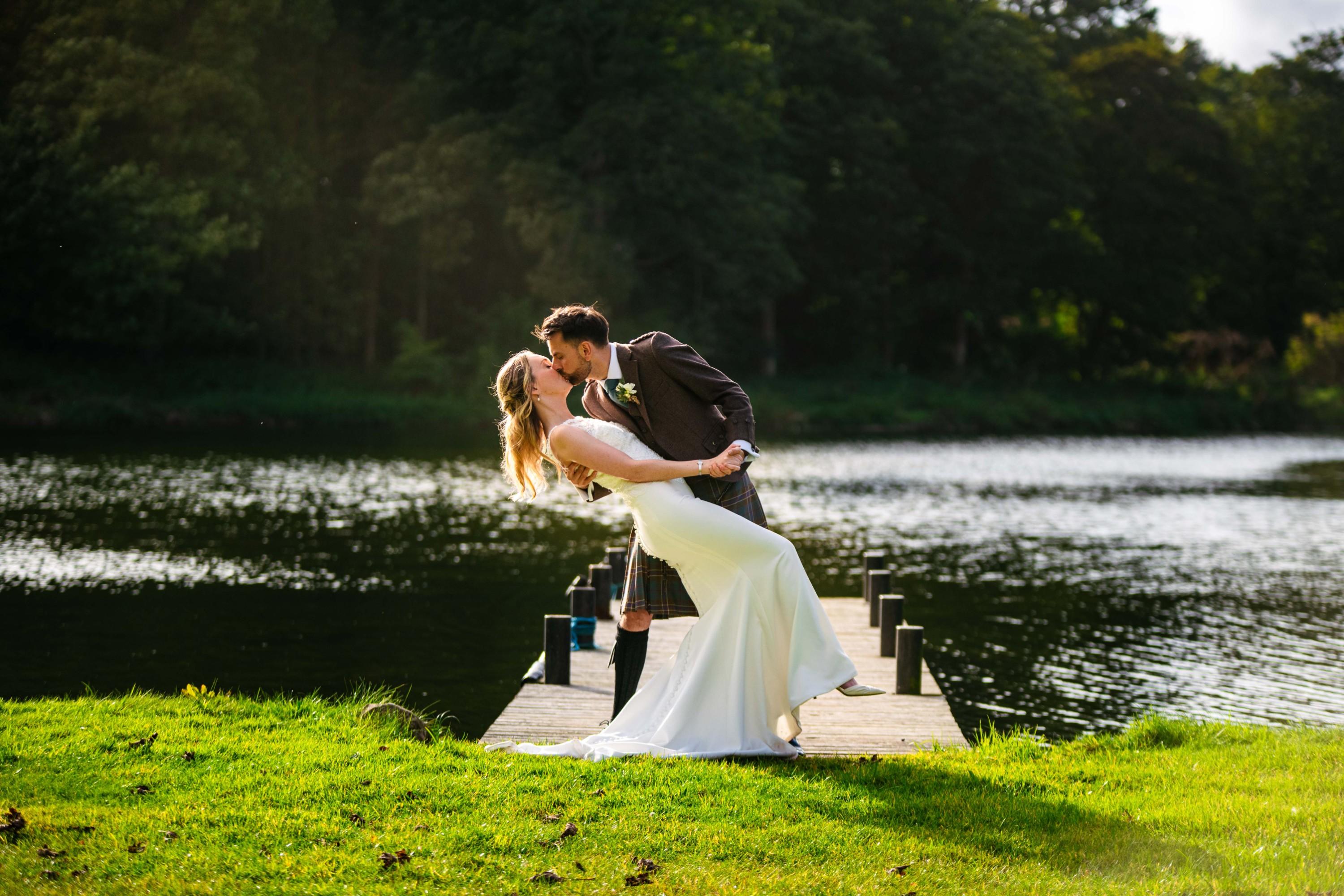 Real Scottish Wedding: Broxmouth Courtyard